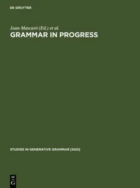 Mascaró / Nespor | Grammar in Progress | E-Book | sack.de