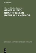 Meulen / Benthem |  Generalized Quantifiers in Natural Language | eBook | Sack Fachmedien