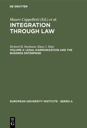 Buxbaum / Hopt | Legal Harmonization and the Business Enterprise | E-Book | sack.de
