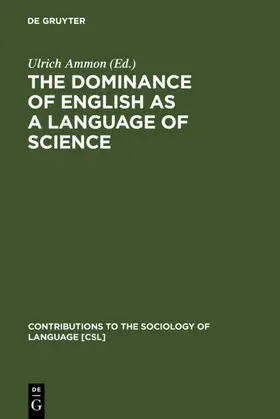 Ammon | The Dominance of English as a Language of Science | E-Book | sack.de