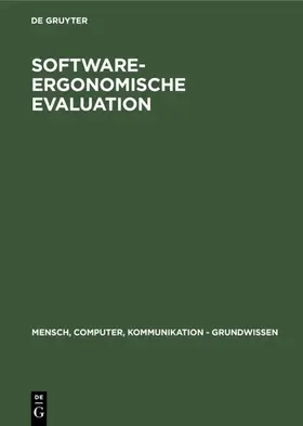 Software-ergonomische Evaluation | E-Book | www.sack.de