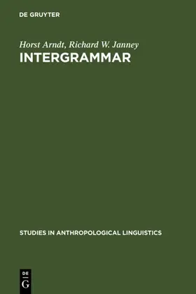 Arndt / Janney |  InterGrammar | eBook | Sack Fachmedien