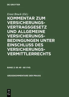 §§ 49–80 VVG | E-Book | sack.de