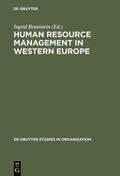 Brunstein |  Human Resource Management in Western Europe | eBook | Sack Fachmedien