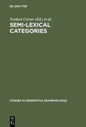 Corver / Riemsdijk |  Semi-lexical Categories | eBook | Sack Fachmedien