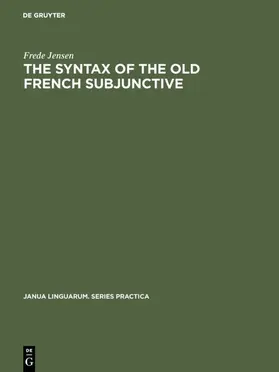 Jensen |  The Syntax of the Old French Subjunctive | eBook | Sack Fachmedien