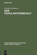 Pestalozza |  Der Popularvorbehalt | eBook | Sack Fachmedien