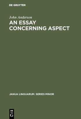 Anderson | An Essay Concerning Aspect | E-Book | sack.de