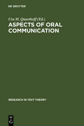 Quasthoff |  Aspects of Oral Communication | eBook | Sack Fachmedien