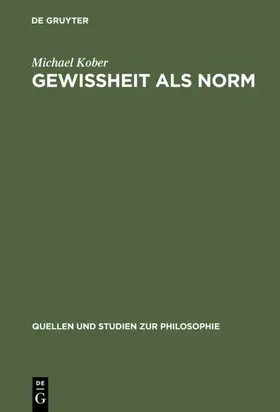 Kober | Gewissheit als Norm | E-Book | www.sack.de