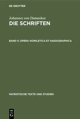 Kotter | Opera homiletica et hagiographica | E-Book | www.sack.de