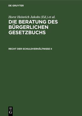 Jakobs / Schubert | Recht der Schuldverhältnisse II | E-Book | sack.de
