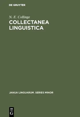 Collinge |  Collectanea Linguistica | eBook | Sack Fachmedien