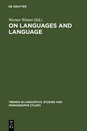 Winter | On Languages and Language | E-Book | sack.de