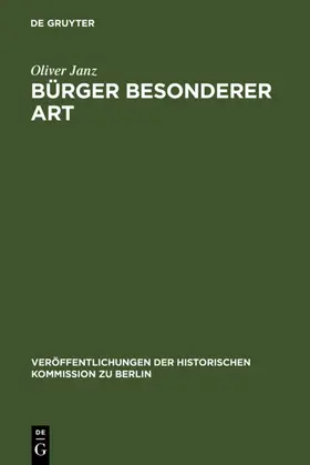 Janz |  Bürger besonderer Art | eBook | Sack Fachmedien