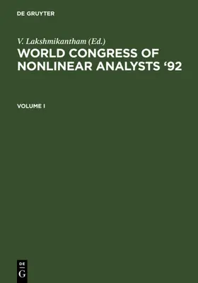 Lakshmikantham |  World Congress of Nonlinear Analysts '92 | eBook | Sack Fachmedien
