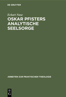 Nase | Oskar Pfisters analytische Seelsorge | E-Book | sack.de