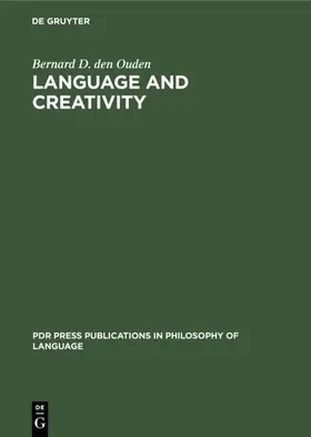 Ouden |  Language and Creativity | eBook | Sack Fachmedien