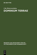Rüterswörden |  dominium terrae | eBook | Sack Fachmedien