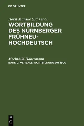 Habermann | Verbale Wortbildung um 1500 | E-Book | sack.de