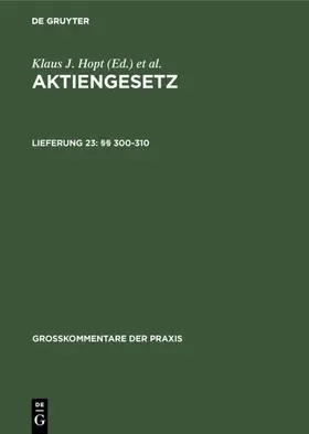 Hirte / Hasselbach |  §§ 300-310 | eBook | Sack Fachmedien