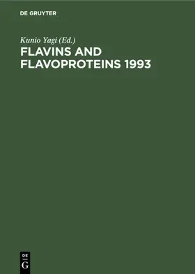 Yagi | Flavins and Flavoproteins 1993 | E-Book | www.sack.de