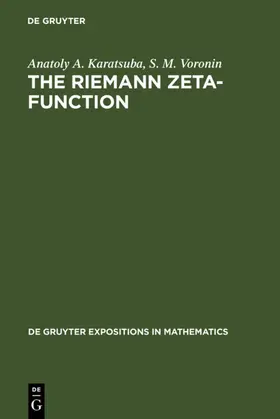 Karatsuba / Voronin |  The Riemann Zeta-Function | eBook | Sack Fachmedien