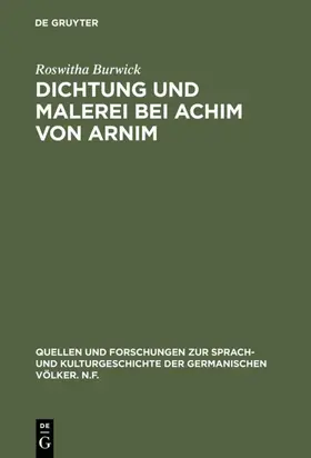 Burwick |  Dichtung und Malerei bei Achim von Arnim | eBook | Sack Fachmedien