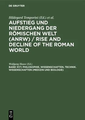 Haase |  Philosophie, Wissenschaften, Technik. Wissenschaften (Medizin und Biologie) | eBook | Sack Fachmedien