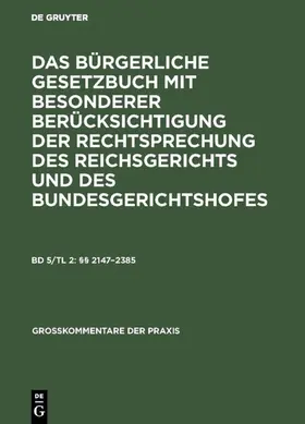  §§ 2147–2385 | eBook | Sack Fachmedien