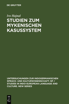 Hajnal | Studien zum mykenischen Kasussystem | E-Book | sack.de