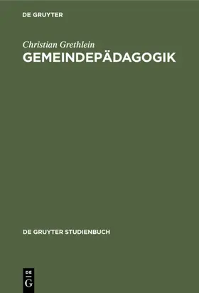 Grethlein |  Gemeindepädagogik | eBook | Sack Fachmedien