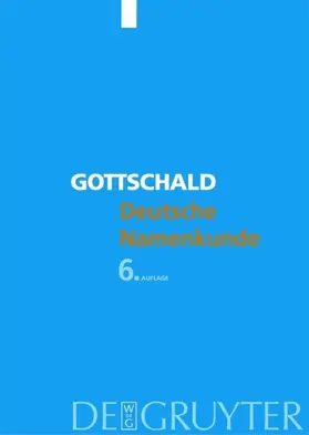 Gottschald | Deutsche Namenkunde | E-Book | www.sack.de