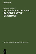 Winkler |  Ellipsis and Focus in Generative Grammar | eBook | Sack Fachmedien