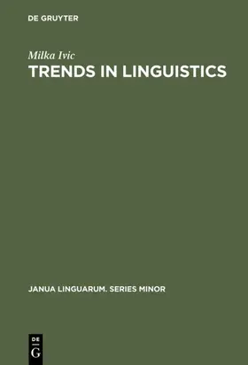 Ivic |  Trends in Linguistics | eBook | Sack Fachmedien