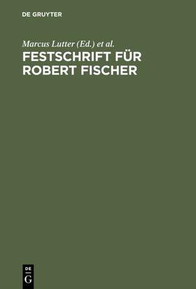 Lutter / Stimpel / Wiedemann | Festschrift für Robert Fischer | E-Book | sack.de