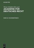 Schubert / Schmid / Regge |  Volksgesetzbuch | eBook | Sack Fachmedien