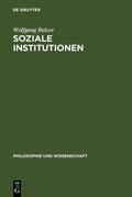 Balzer |  Soziale Institutionen | eBook | Sack Fachmedien
