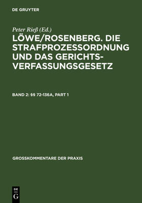 Krause / Schäfer / Hilger | §§ 72-136a | E-Book | sack.de
