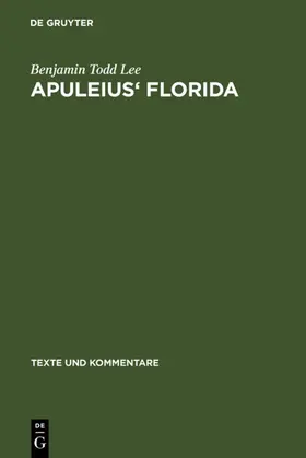 Lee | Apuleius' Florida | E-Book | www.sack.de