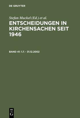 Hering / Muckel / Lentz | 1.7. - 31.12.2002 | E-Book | sack.de