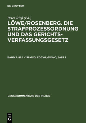 Böttcher / Breidling / Siolek | §§ 1 - 198 GVG; EGGVG; GVGVO | E-Book | sack.de