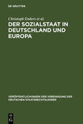 Enders / Wiederin / Pitschas |  Der Sozialstaat in Deutschland und Europa | eBook | Sack Fachmedien