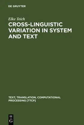 Teich | Cross-Linguistic Variation in System and Text | E-Book | www.sack.de
