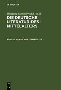 Stammler / Wachinger / Stöllinger-Löser |  Handschriftenregister | eBook | Sack Fachmedien