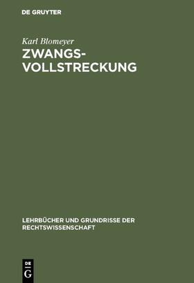 Blomeyer | Zwangsvollstreckung | E-Book | sack.de