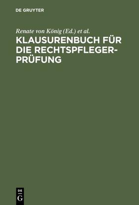 König / Sonnenfeld / Steder | Klausurenbuch für die Rechtspflegerprüfung | E-Book | sack.de
