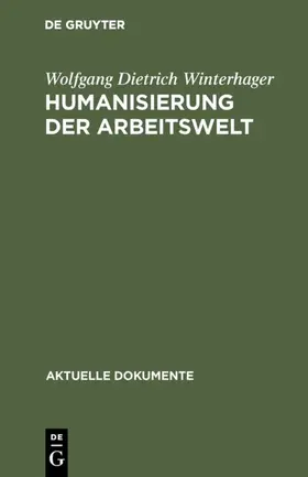 Winterhager | Humanisierung der Arbeitswelt | E-Book | www.sack.de