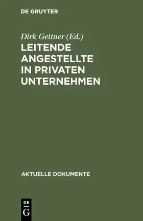 Geitner |  Leitende Angestellte in privaten Unternehmen | eBook | Sack Fachmedien