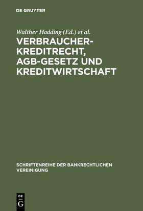 Hadding / Hopt | Verbraucherkreditrecht, AGB-Gesetz und Kreditwirtschaft | E-Book | sack.de